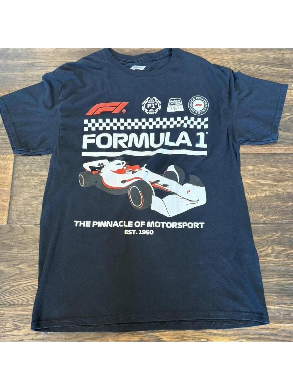 Formula 1 Racing Graphic Tee Black